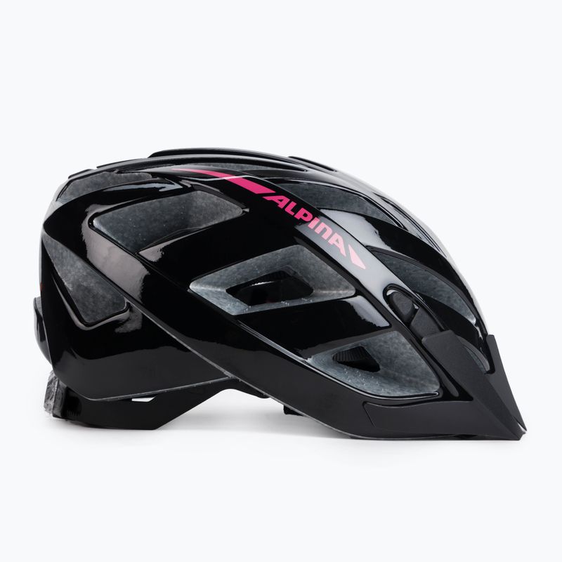 Шолом велосипедний  Alpina Panoma 2.0 black/pink gloss 3
