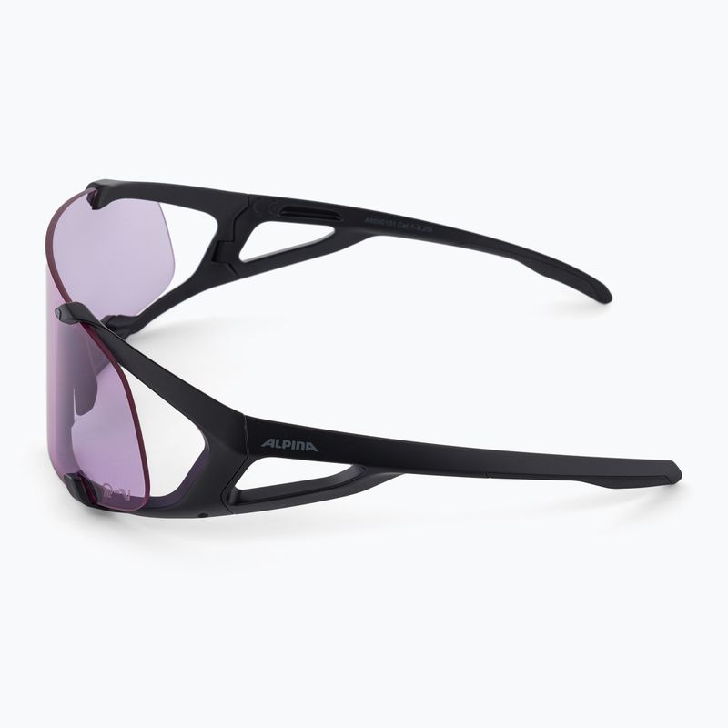 Окуляри сонцезахисні Alpina Hawkeye Q-Lite V black matt/purple 4