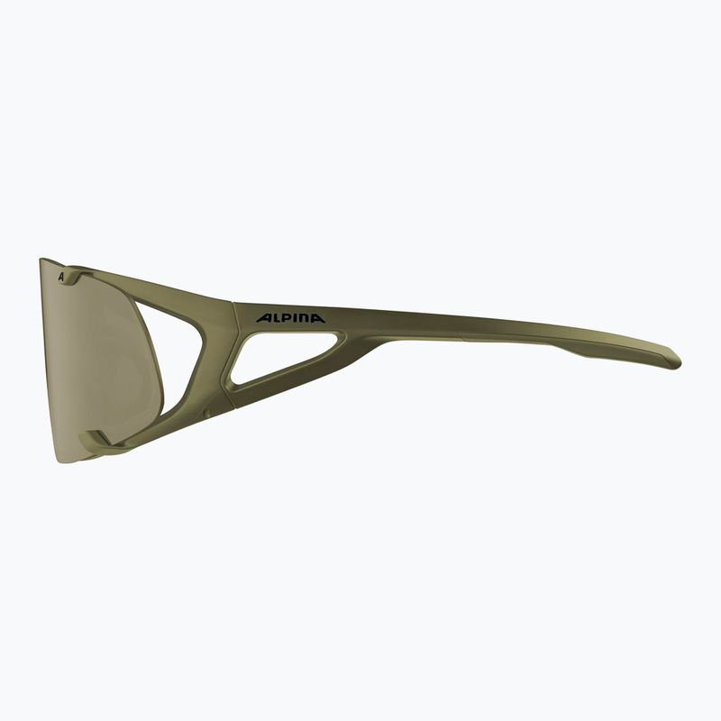 Окуляри сонцезахисні Alpina Hawkeye Q-Lite olive matt/silver mirror 3