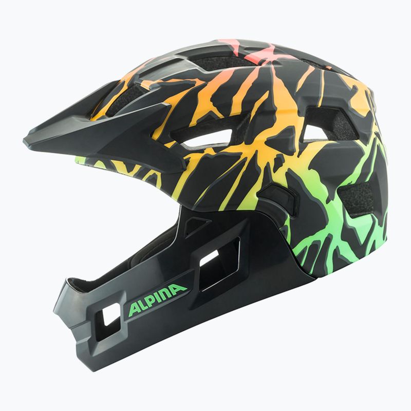 Шолом велосипедний дитячий Alpina Rupi fading neon matt 3