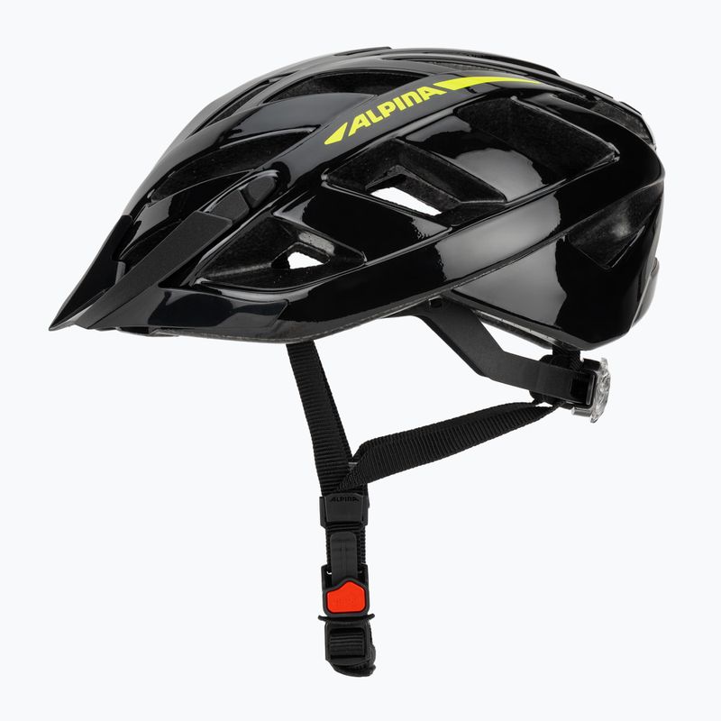 Шолом велосипедний Alpina Panoma 2.0 black/neon yellow gloss 3
