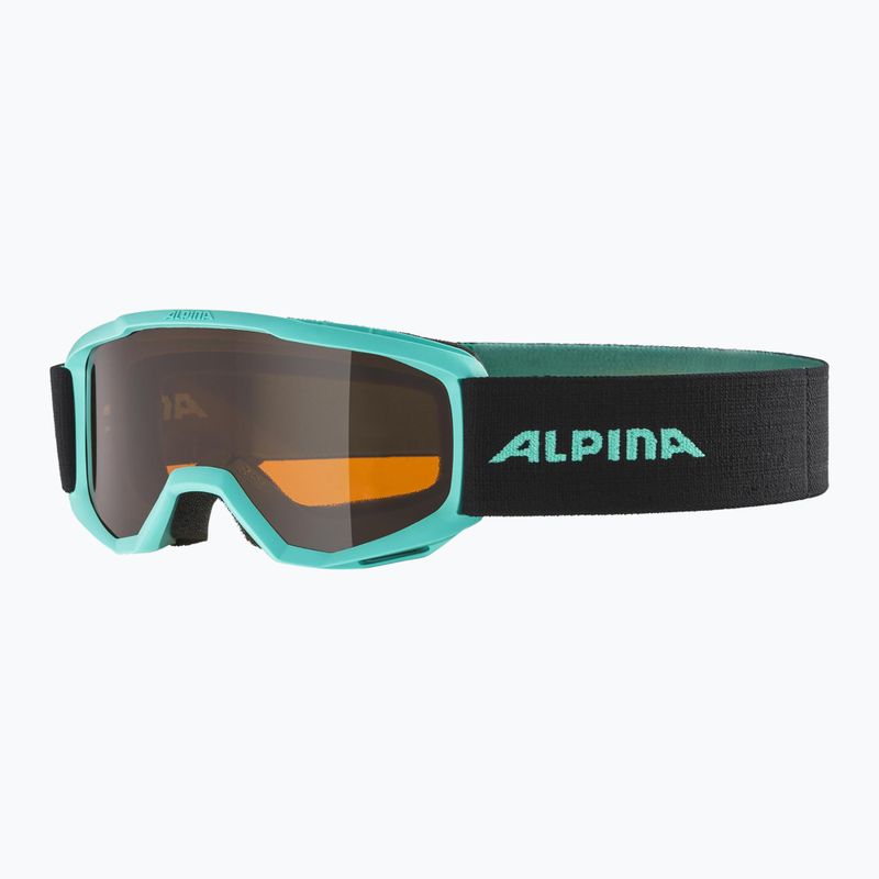 Окуляри лижні дитячі Alpina Piney aqua matt/ orange