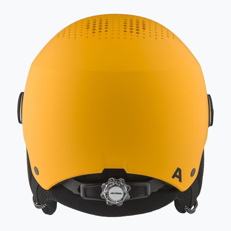 Шолом гірськолижний дитячий Alpina Zupo Visor Q-Lite burned/ yellow matt 3