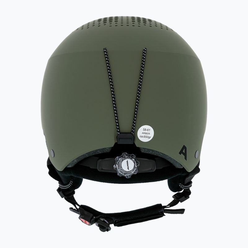 Шолом гірськолижний Alpina Arber olive matt 2