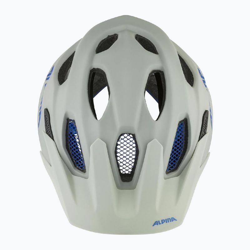 Шолом велосипедний дитячий Alpina Carapax smoke grey/blue matt 7