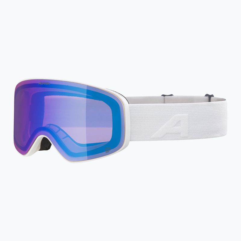 Окуляри лижні Alpina Ladis QM white matt/ blue 5