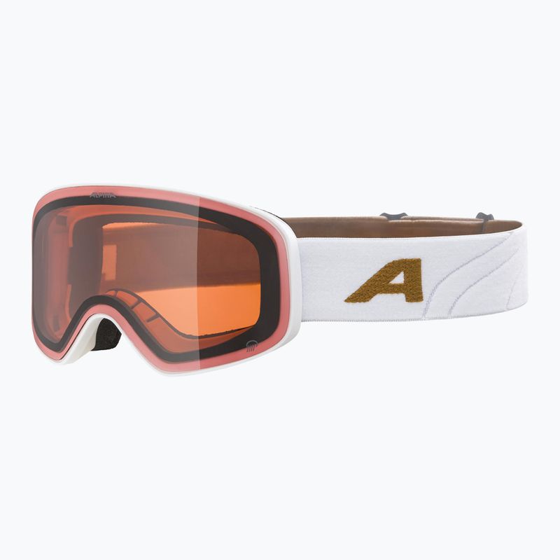 Окуляри лижні Alpina Ladis Q white/ gold matt/ gold 5