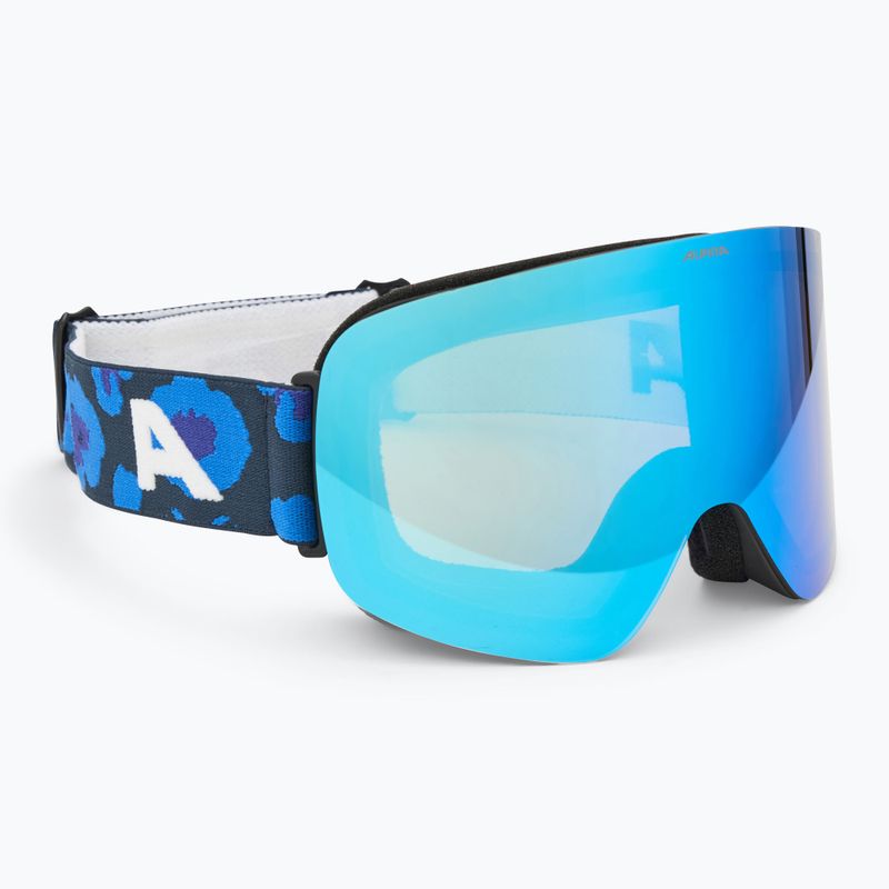 Окуляри лижні Alpina Penken Q-Lite black/ бузковий/ leo matt/ blue