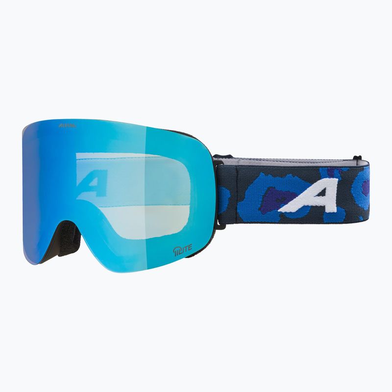 Окуляри лижні Alpina Penken Q-Lite black/ бузковий/ leo matt/ blue 5