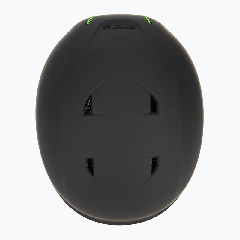 Шолом гірськолижний дитячий Alpina Brix black/ neon matt 6