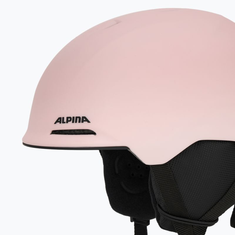 Шолом гірськолижний дитячий Alpina Brix light/ rose matt 7