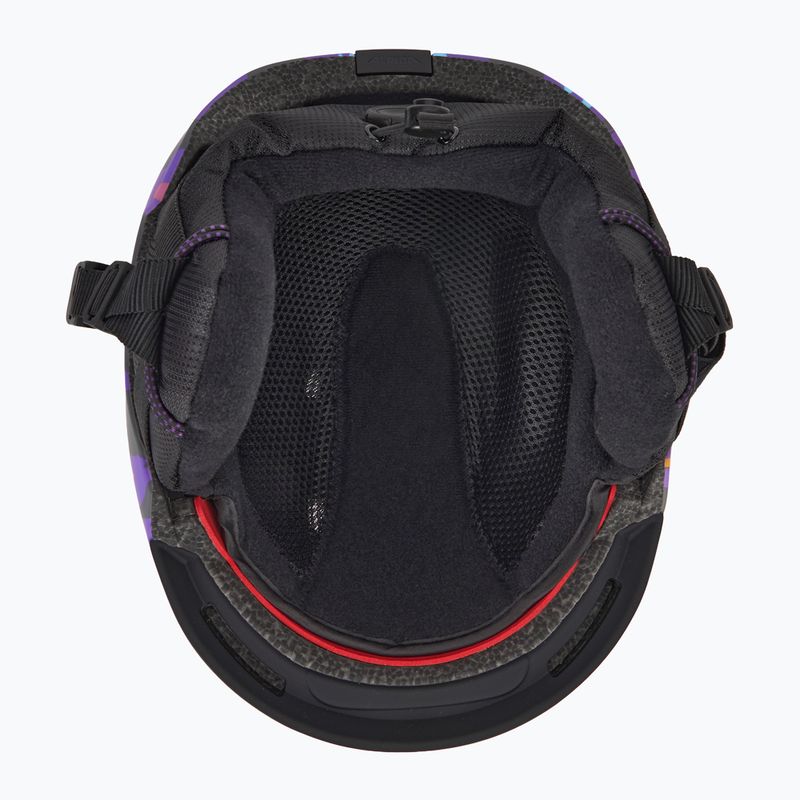 Дитячий гірськолижний шолом Alpina Brix midnight/сірий лео матовий 5