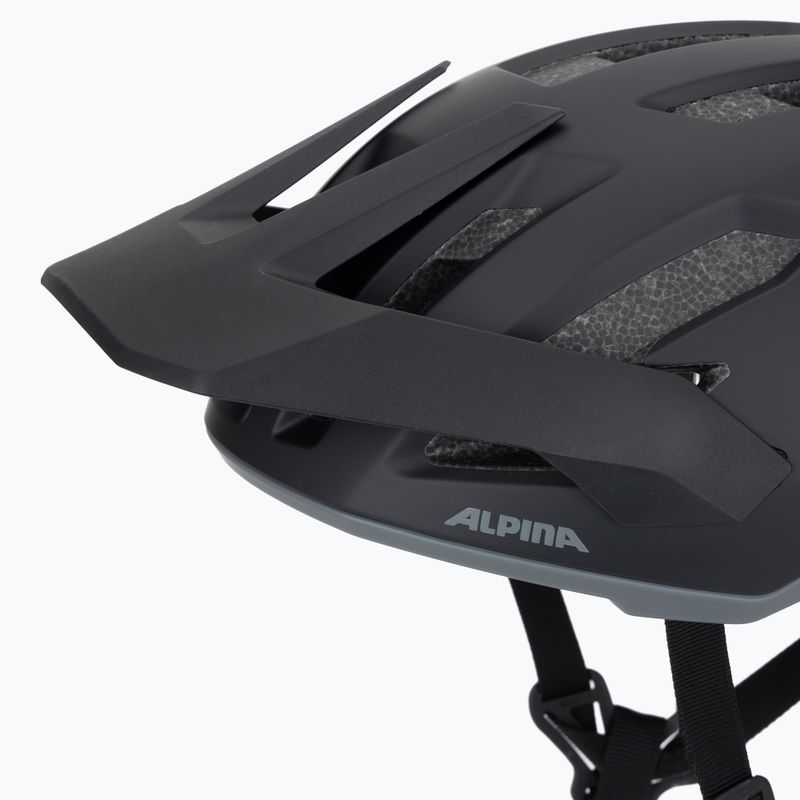 Шолом велосипедний Alpina Taunus black/grey matt 8