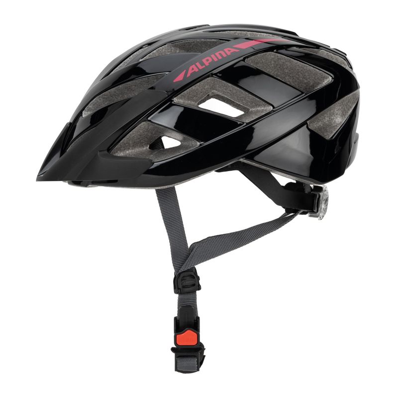 Шолом велосипедний Alpina Panoma 3.0 black/pink gloss 3