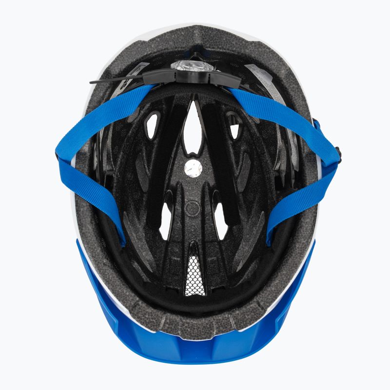 Шолом велосипедний Alpina Panoma 3.0 white/blue gloss 5