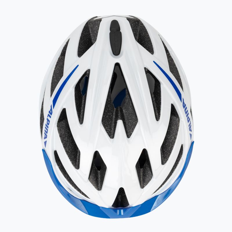 Шолом велосипедний Alpina Panoma 3.0 white/blue gloss 6