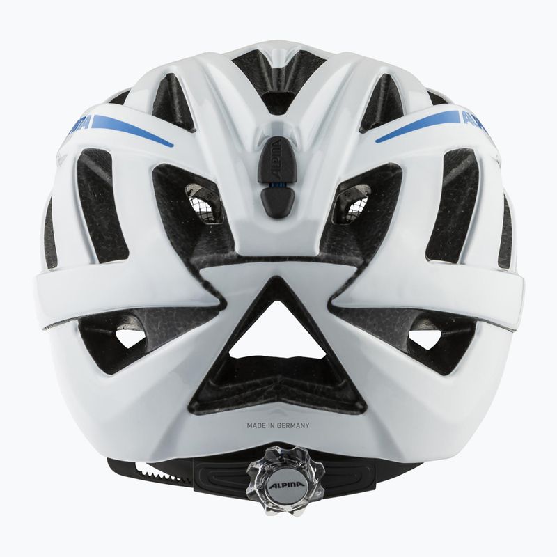 Шолом велосипедний Alpina Panoma 3.0 white/blue gloss 4