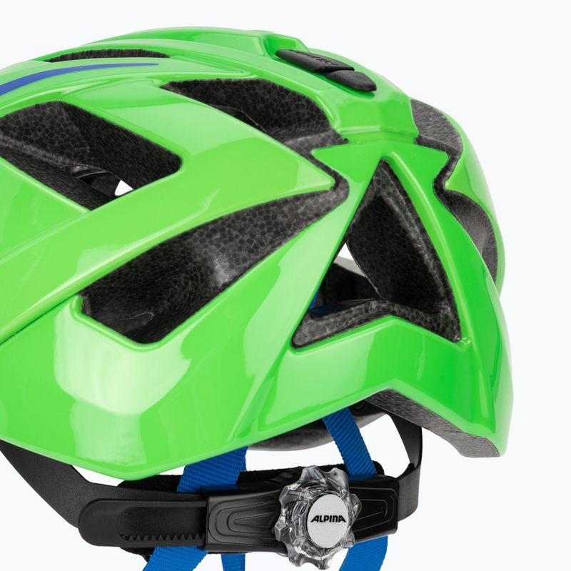 Шолом велосипедний Alpina Panoma 3.0 green/blue gloss 8