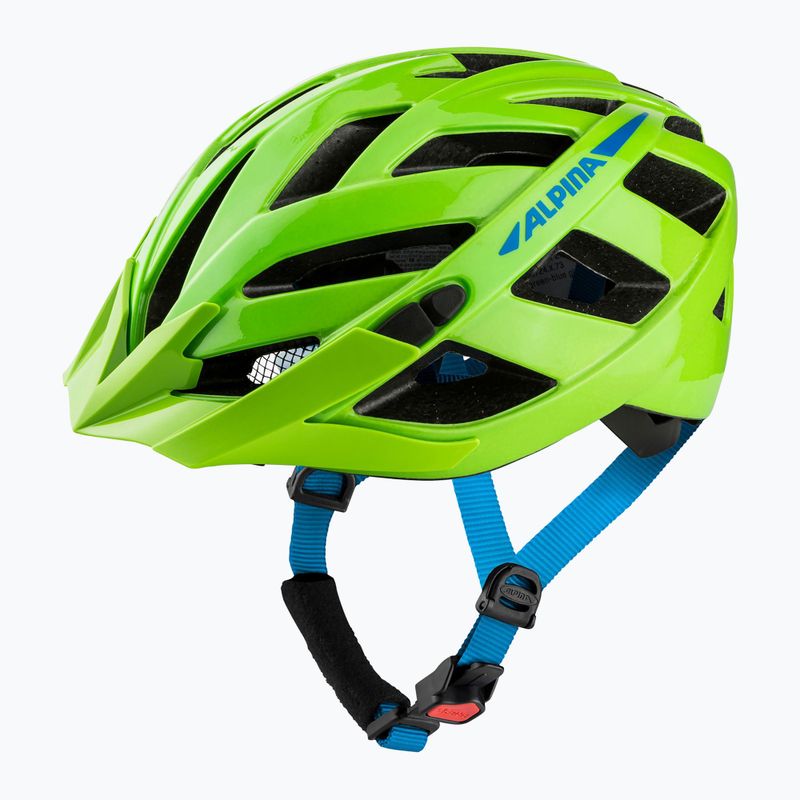Шолом велосипедний Alpina Panoma 3.0 green/blue gloss 9