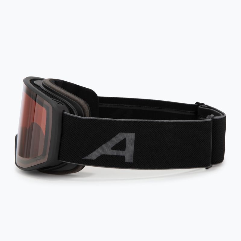 Окуляри гірськолижні Alpina Venet QV black matt/gold 4