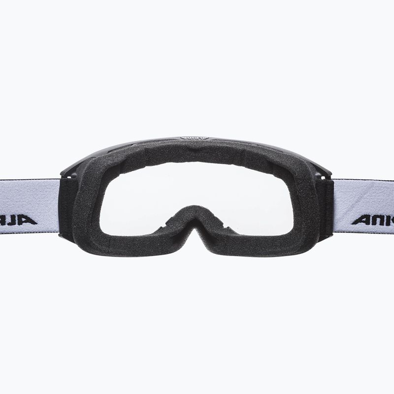 Окуляри гірськолижні Alpina Nakiska black matte/clear 3