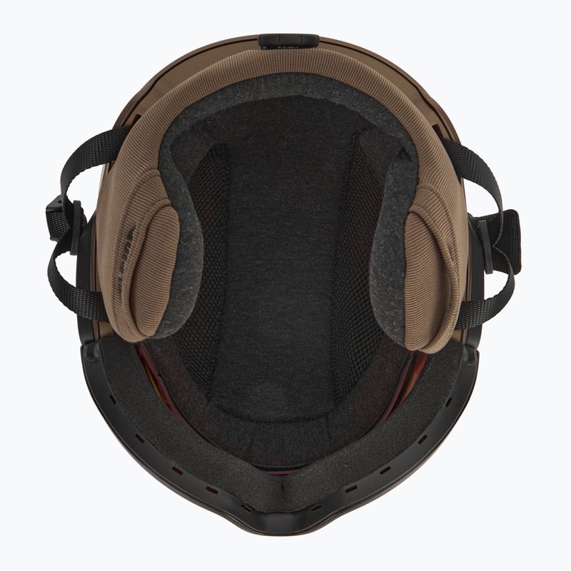 Лижний шолом Alpina Oro QV Mips sepia metallic 5