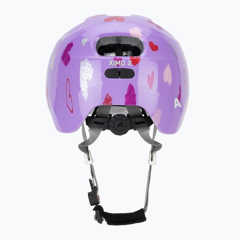 Шолом велосипедний дитячий Alpina Ximo 2 Jr purple hearts gloss 4