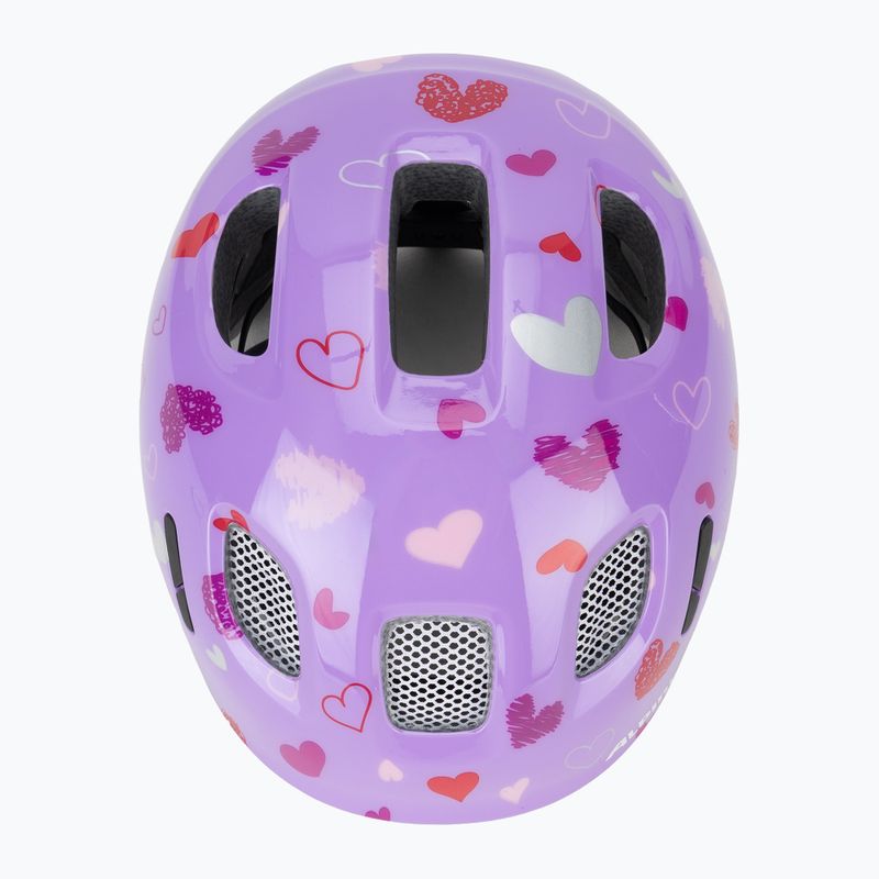 Шолом велосипедний дитячий Alpina Ximo 2 Jr purple hearts gloss 6