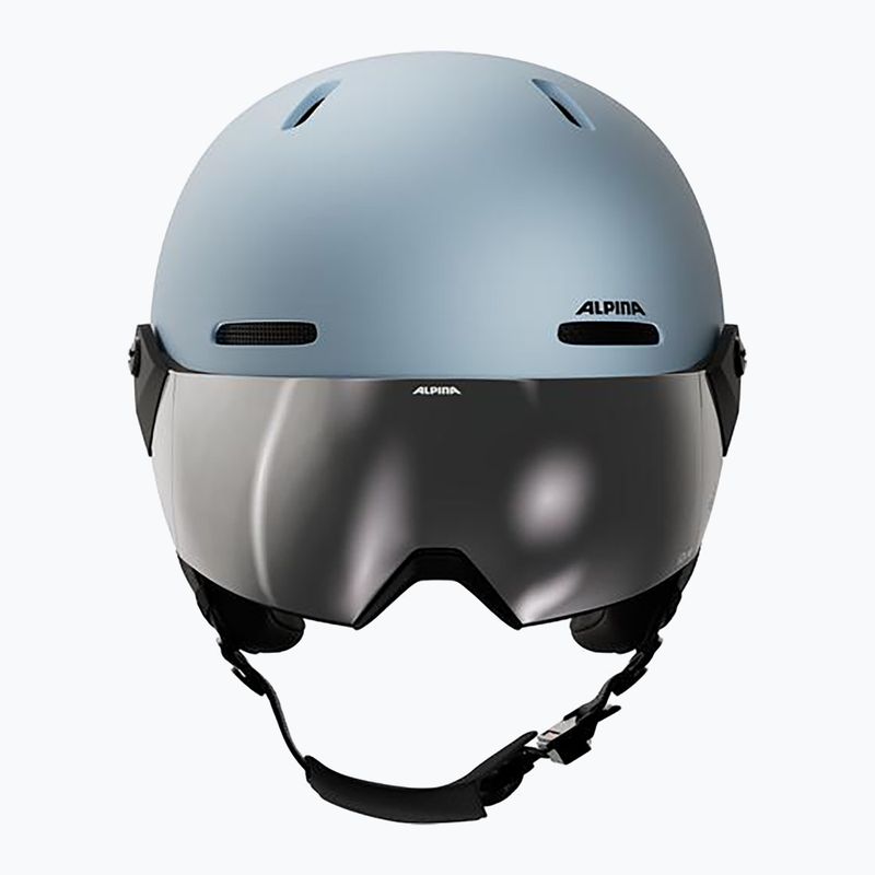 Шолом лижний Alpina Arber 2 Visor Q-Lite ice blue matt 2