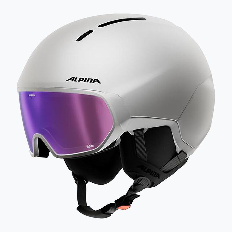Шолом лижний Alpina Vizzard Q-Lite white matt