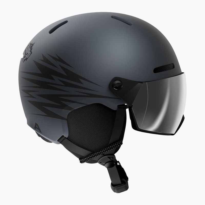 Шолом лижний дитячий Alpina Zupo 2 Visor Q-Lite midnight grey 2