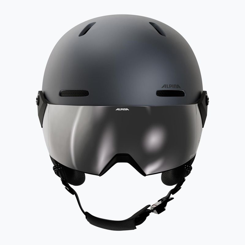 Шолом лижний дитячий Alpina Zupo 2 Visor Q-Lite midnight grey 3