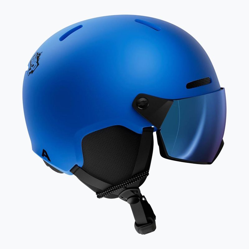 Шолом лижний дитячий Alpina Zupo 2 Visor Q-Lite blue matt 2