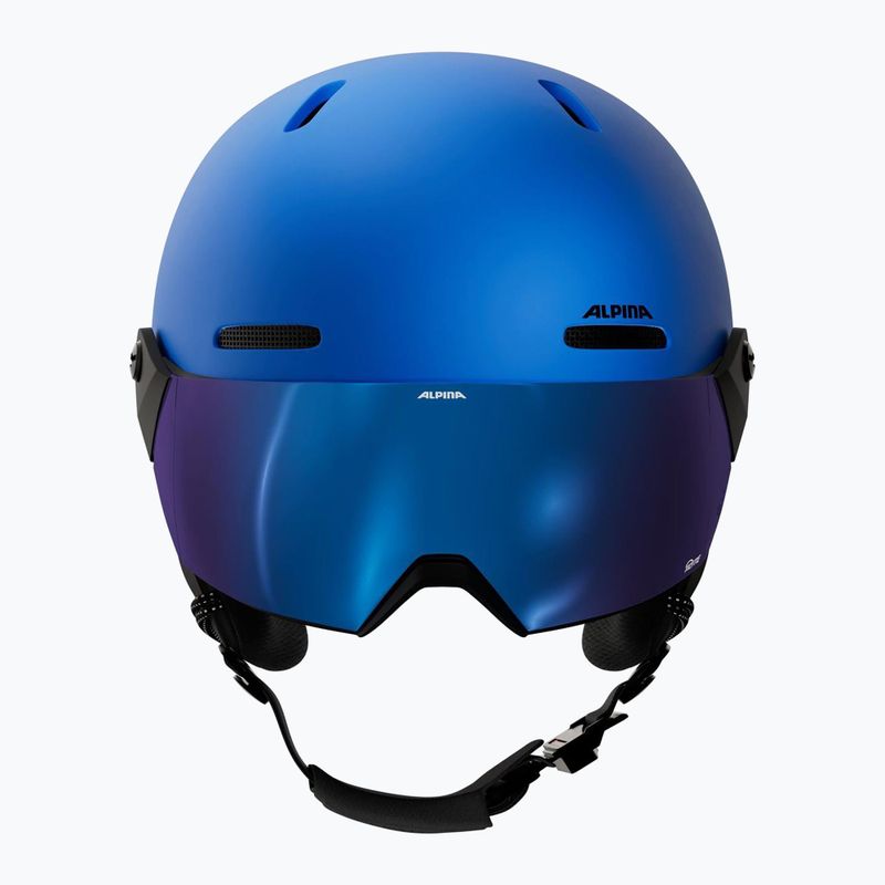 Шолом лижний дитячий Alpina Zupo 2 Visor Q-Lite blue matt 3