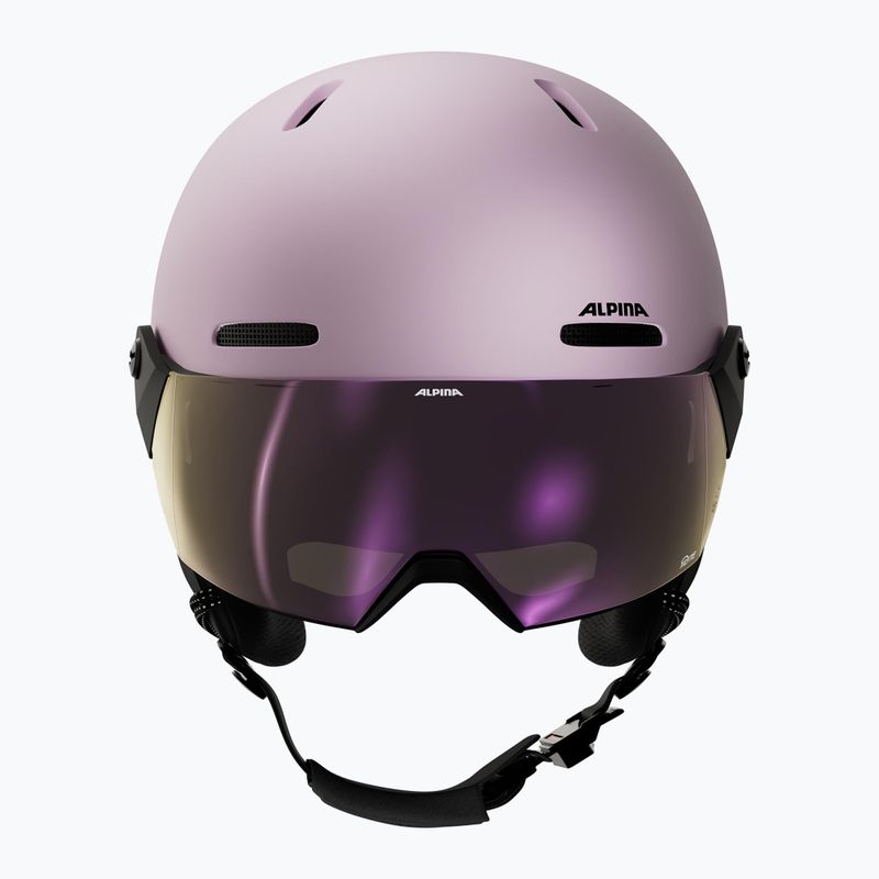 Шолом лижний дитячий Alpina Zupo 2 Visor Q-Lite rose matt 3