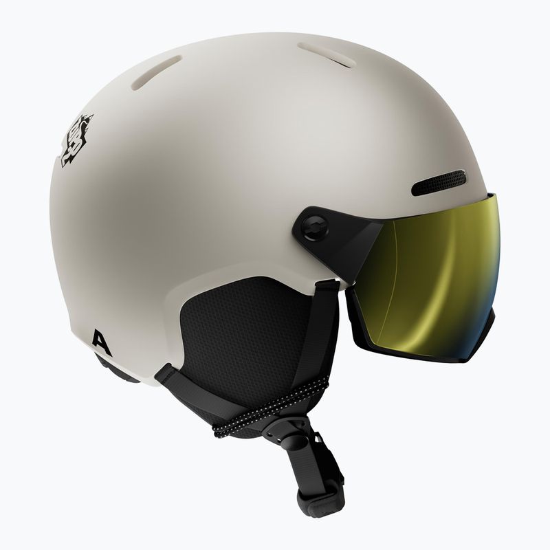 Шолом лижний дитячий Alpina Zupo 2 Visor Q-Lite sand matt 2
