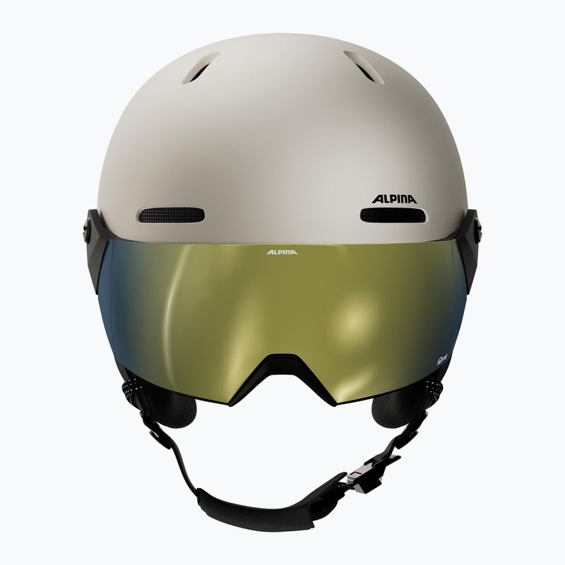 Шолом лижний дитячий Alpina Zupo 2 Visor Q-Lite sand matt 3