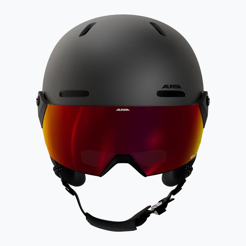 Шолом лижний дитячий Alpina Zupo 2 Visor Q-Lite black matte 3