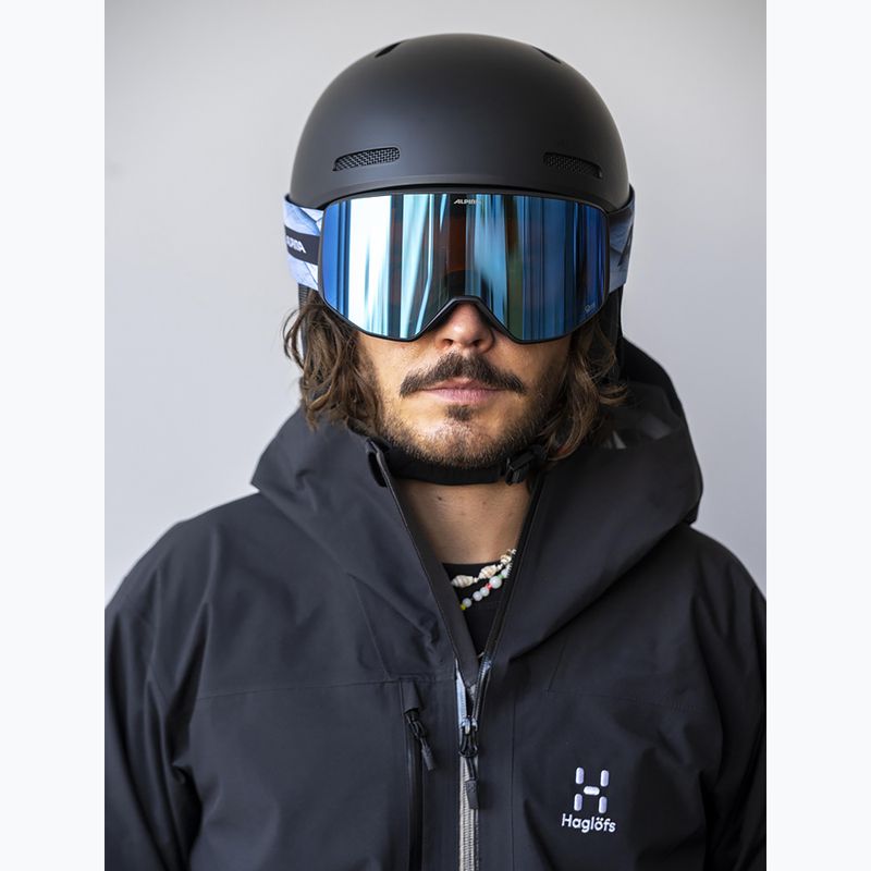 Окуляри лижні Alpina Venet M Q-Lite  black/blue matt 4