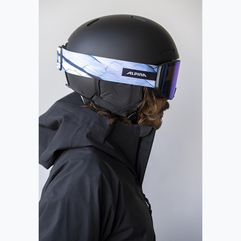 Окуляри лижні Alpina Venet M Q-Lite  black/blue matt 6