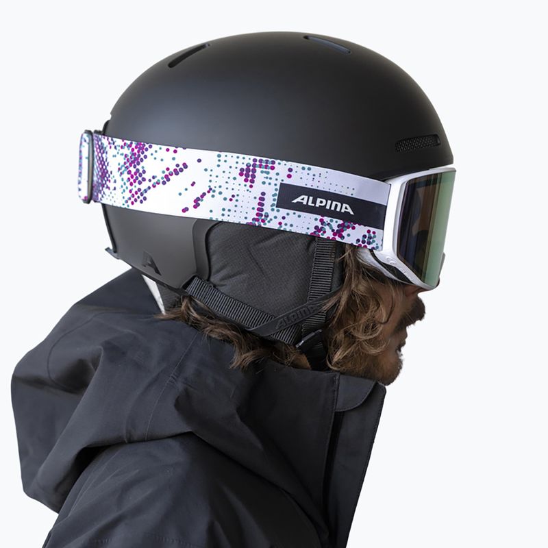 Окуляри лижні Alpina Venet M Q-Lite  white/lilac matt 6