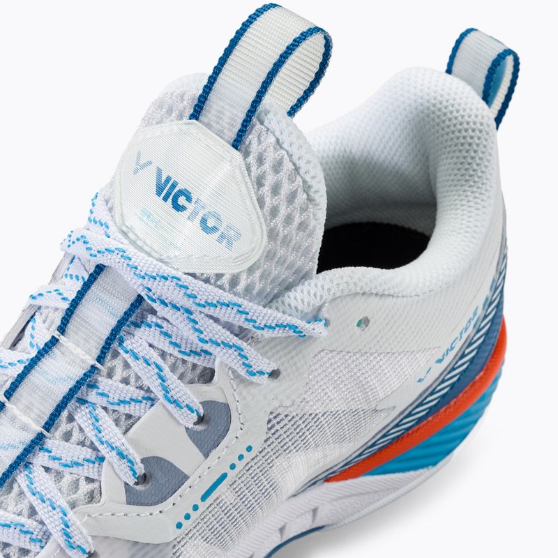 Кросівки для бадмінтону VICTOR S82III AF white/myconos blue 9