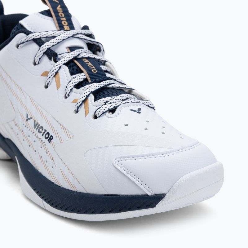 Кросівки для бадмінтону чоловічі VICTOR A970TD AX bright white/light gold 7