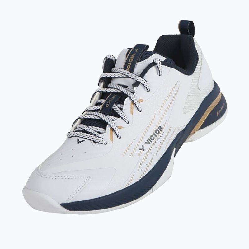 Кросівки для бадмінтону чоловічі VICTOR A970TD AX bright white/light gold 8