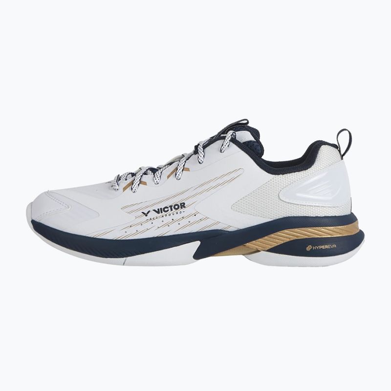 Кросівки для бадмінтону чоловічі VICTOR A970TD AX bright white/light gold 9