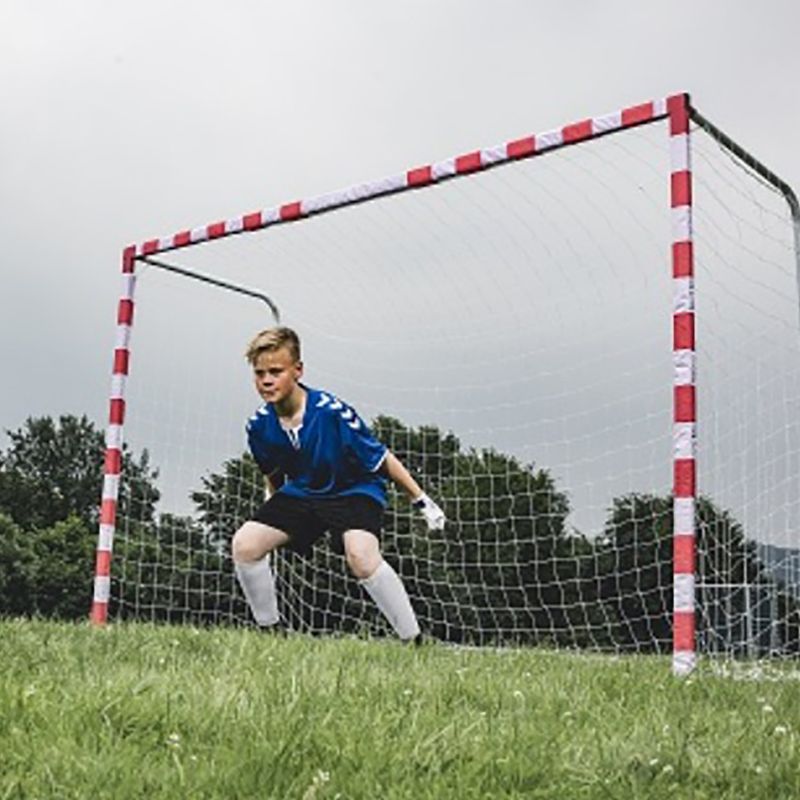 Ворота футбольні Hudora Soccer Goal Allround 300 x 200 cm червоні 3083 5