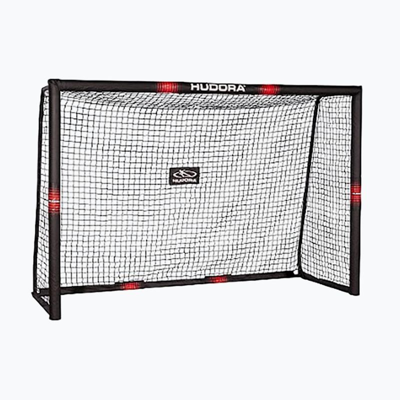 Ворота футбольні Hudora Soccer Goal Pro Tect 180 x 120 cm чорні 3663