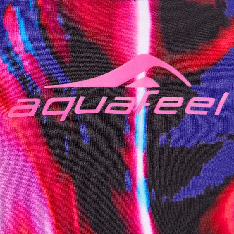 Купальник роздільний жіночий aquafeel Racerback blue pink flames 3