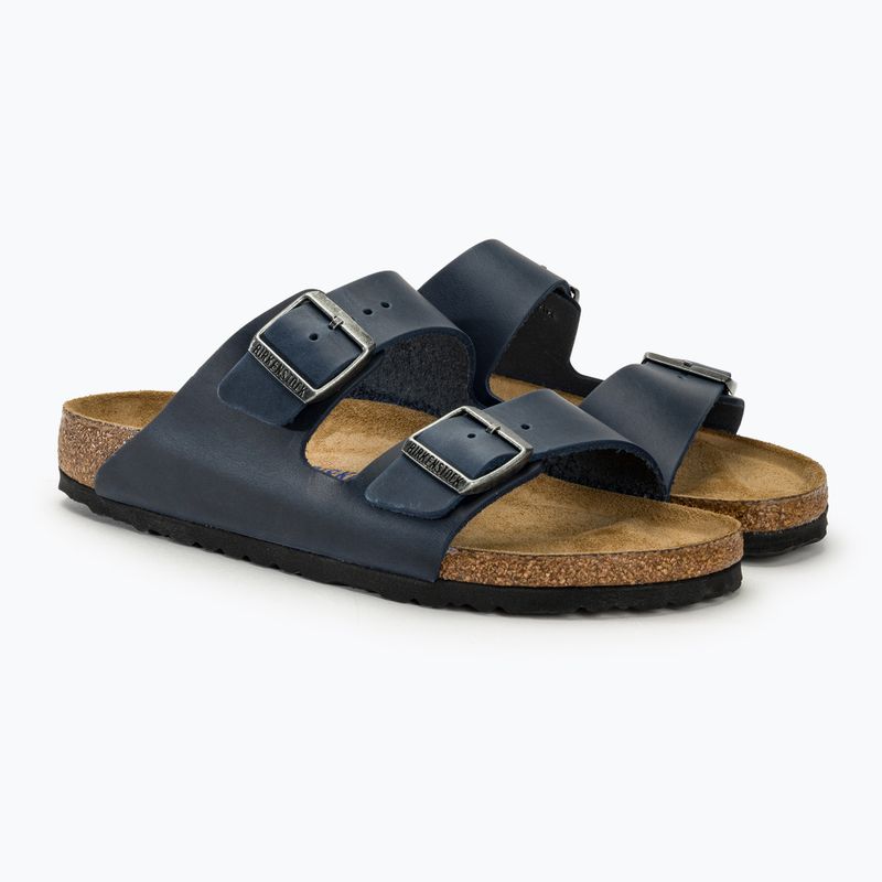 Вузькі сині шльопанці BIRKENSTOCK Arizona SFB LEOI 4