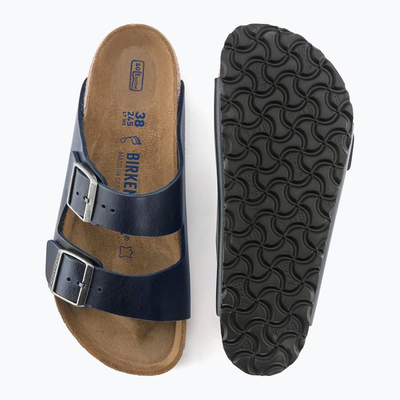Вузькі сині шльопанці BIRKENSTOCK Arizona SFB LEOI 9